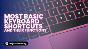 Most Basic Keyboard Shortcuts and Their Functions